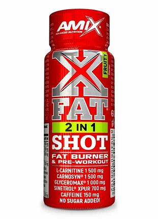 Жироспалювач amix x-fat shot 60 мл фруктовий