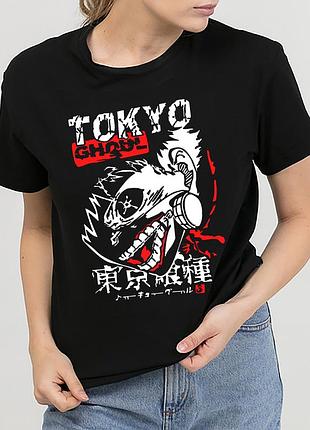 Футболка женская аниме "токийский гуль" tokyo ghoul kaneki ken 6
