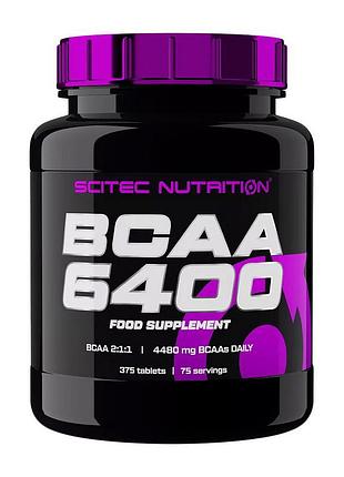 Bcaa scitec nutrition bcaa 6400 375 таб | для восстановления мышц