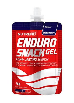 Энергетический гель nutrend enduro snack 75 г ежевика