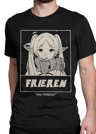 Футболка с принтом фрирен "frieren" 4