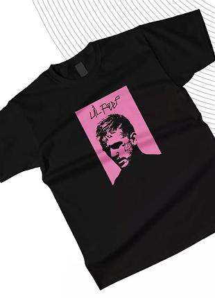 Футболка унисекс с принтом "lil peep" 4 черный, стандарт, l