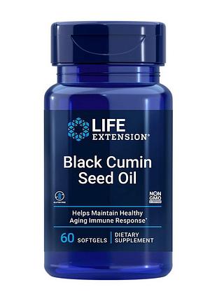 Масло черного тмина life extension black cumin seed oil 60 капсул