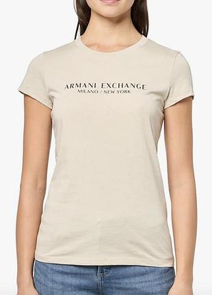 Жіноча футболка armani exchange milano new york (contemporary) розмір xl