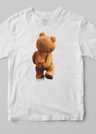 Футболка с принтом "третий лишний / мишка ted"