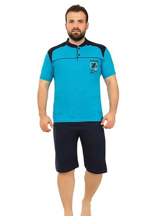 Пижама мужская шорты и футболка r 840-k xxl