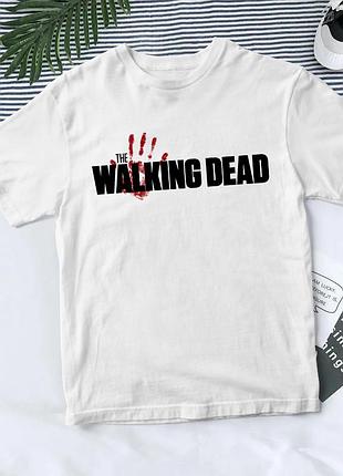 Футболка с принтом "the walking dead" ходячие мертвецы 3