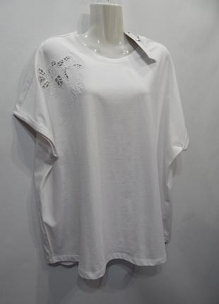 Футболка женская трикотажная ukr 56-58 р.(2xl) 100фж (только в указанном размере, только 1 шт)