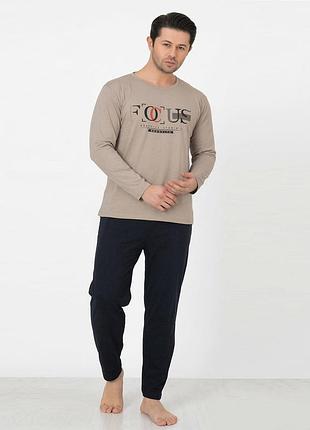 Пижама мужская хлопок с34659 xxl