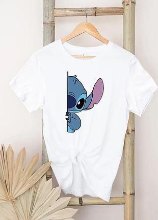 Футболка стильна з принтом "стич" stitch (ліло та стіч) 11 преміум, 3xl