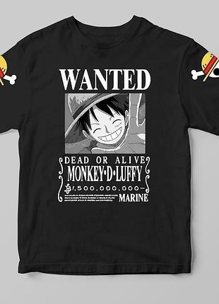 Футболка аніме one piece (ван піс) чорний
