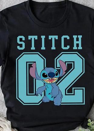 Футболка унисекс с принтом "стич" stitch (лило и стич) 12