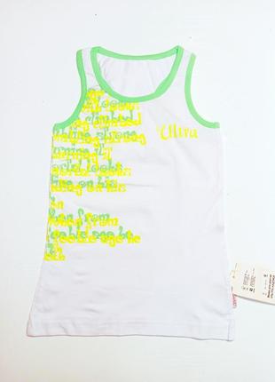 Майка для девочки *ультра-надписи* р. 110 и 116