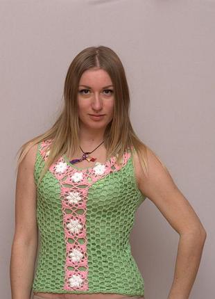 Майка женская "вязка" lfxl