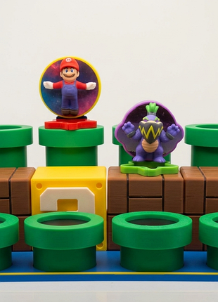 Поличка для фігурок super mario galaxy x mcdonald’s
