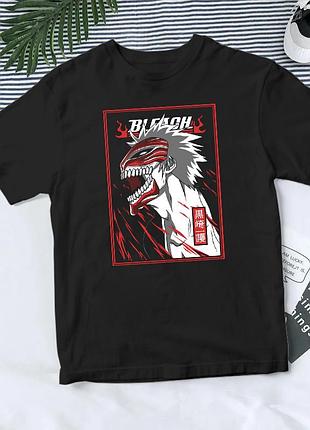 Футболка унисекс аниме "bleach" black выбери свою с рисунками, стандарт, l