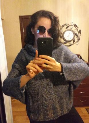 Шикарный свитер rinascimento free size, батал,в стиле zara,h&m2 фото
