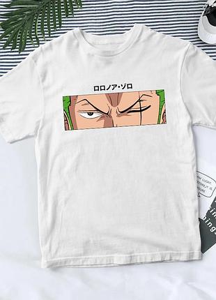 Футболка аниме one piece (ван пис) zoro