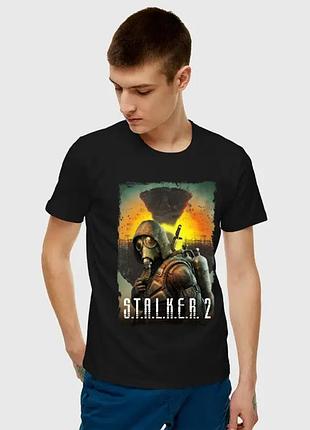 Футболка stalker 4 черный, 3xl, премиум