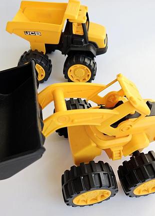 Екскаватор самоскид jcb машинки 6