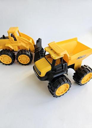 Екскаватор самоскид jcb машинки 8