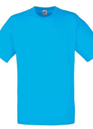 Футболки однотонные унисекс fruit of the loom ультрамарин, xl