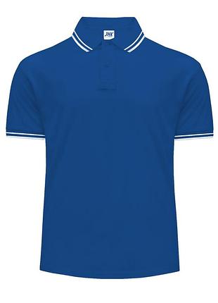 Стильная мужская тенниска поло jhk man regular contrast polo