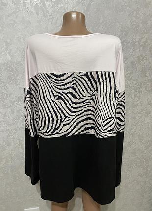 Кофточка батал принт 4