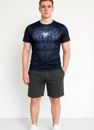 Компресійна футболка людина павук ⬩ рашгард spider-man jeccordi ⬩ синій xs