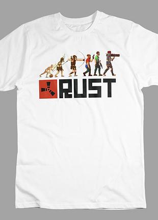 Футболка с принтом "rust" раст 2 высокое качество, 2xl