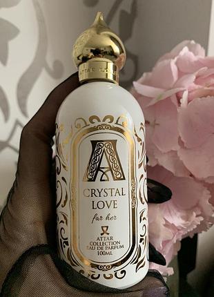 Attar collection crystal love for her  парфумована вода 100 ml тестер оригинала
