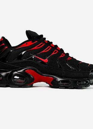 Nike air max plus black red 8