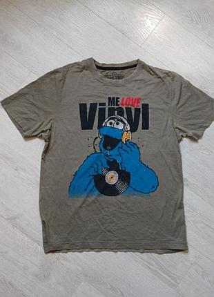 ​🎶 me love vinyl: футболка для настоящих меломанов и фанатов «улицы сезам»!
​