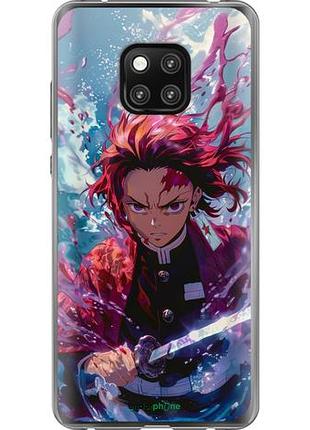 Чехол на huawei mate 20 pro танджиро камадо: клинок рассекающий демонов "6111u-1567-10746"