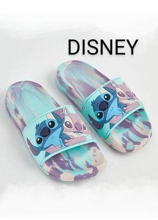 Крутые стильные подростковые шлепанцы тапки бренда disney lilo &amp; stitchAP12 eur 31