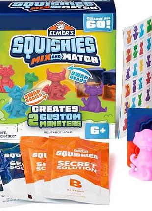 Elmers набор создай свой сквиш 2191317 squishies mix and match mystery molds