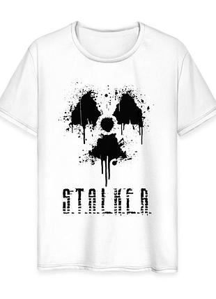 Футболка stalker 5 белый, s, хлопок