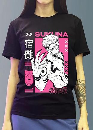 Футболка женская аниме "jujutsu kaisen" магическая битва 3 стандарт, 2xl