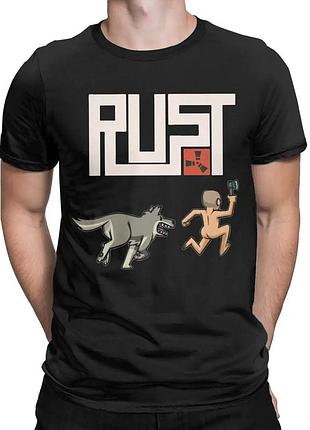 Футболка с принтом "rust" раст 1 премиум, 3xl