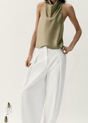 Топ халтер zara