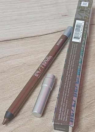 Водостойкий карандаш для глаз urban decay 24/7 glide-on eye pencil в оттенке bourbon