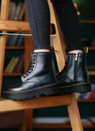 Ботинки dr. martens jadon black far