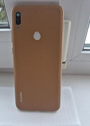 Задня кришка huawei y6 (2019), y6 prime (2019), honor 8a коричневий
