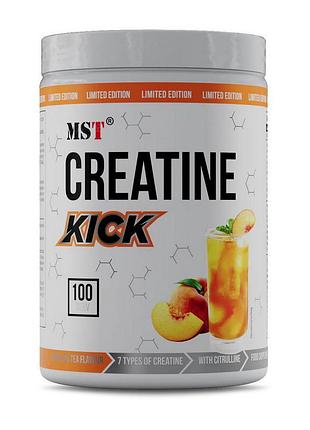 Креатин mst creatine kick 1 кг peach ice tea | для силы