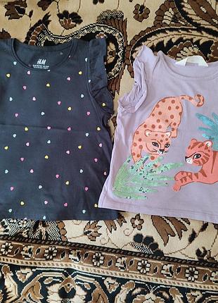 Майка h&amp;m на девочку летняя 2