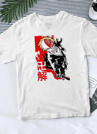 Футболка унисекс аниме "bleach" white выбери свою