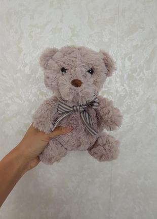 Мишка плюшевый вьющийся фирменный snuggles