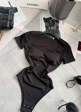 Боди push-up ao808 черное l/xl