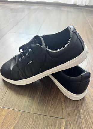 Чорні снікерси jack & jones jfwatmos
