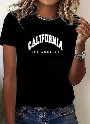 Женская футболка черная, хлопок 100%, s. m. l. xl. хl